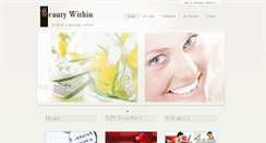 Desktop Screenshot of beautywithin.ie